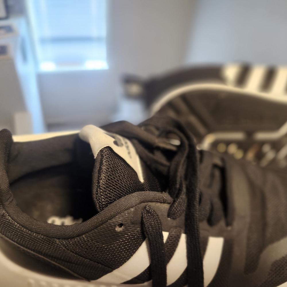 Adidas Black and White Sneakers - Picture 6 of 7